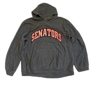 💜 Vintage Ottawa Senators NHL Grey Hoodie - Official Licensed Product - Size L